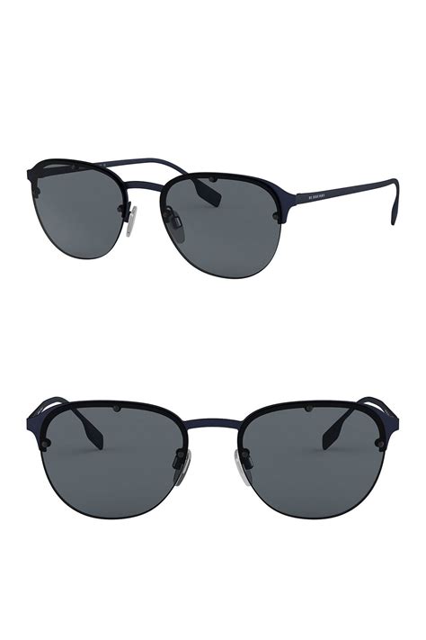 burberry 54mm flattop pilot sunglasses|Pilot Sunglasses in Black .